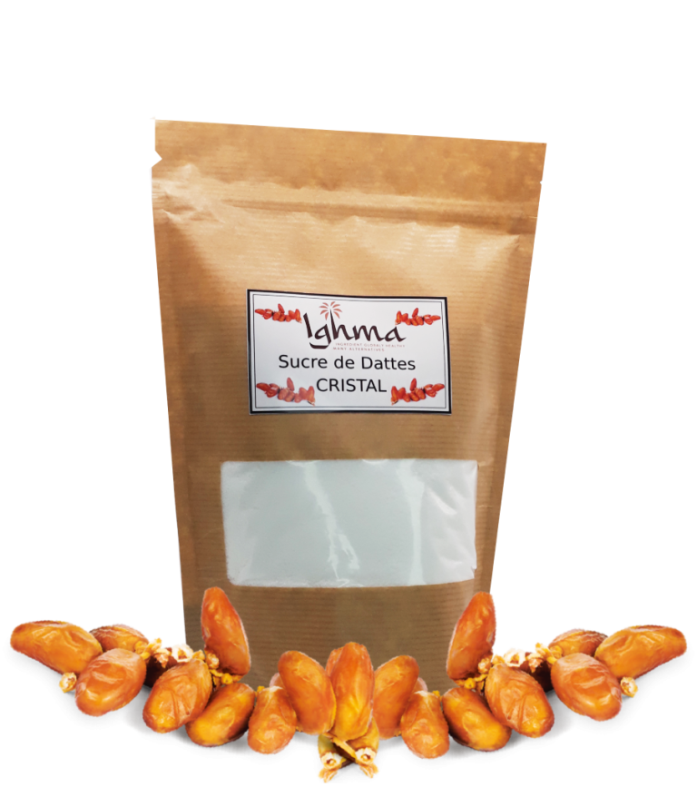 Sucre de dattes cristallisé 500 g - ighma