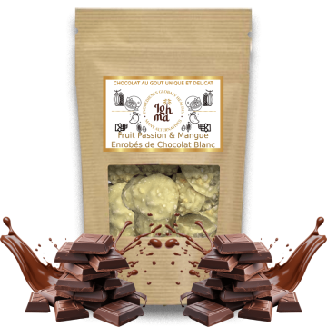 Roché Chocolat Blanc Mangue & Fruit de la Passion FRUITS SECS ighma Roché Chocolat Blanc Mangue & Fruit de la Passion FRUITS SECS ighma