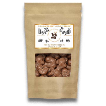 Noix du Brésil enrobée Chocolat au Lait FRUITS SECS ighma Noix du Brésil enrobée Chocolat au Lait FRUITS SECS ighma