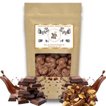 Noix du Brésil enrobée Chocolat au Lait - FRUITS SECS ighma Noix du Brésil enrobée Chocolat au Lait - FRUITS SECS ighma