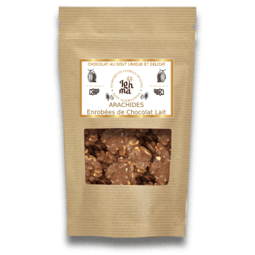 Roché d'Arachide enrobé Chocolat au Lait - ighma Roché d'Arachide enrobé Chocolat au Lait - ighma
