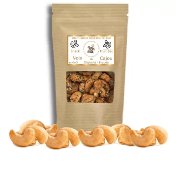 Noix de Cajou Algues Sésame Oignons Figues Fruit Sec Ighma