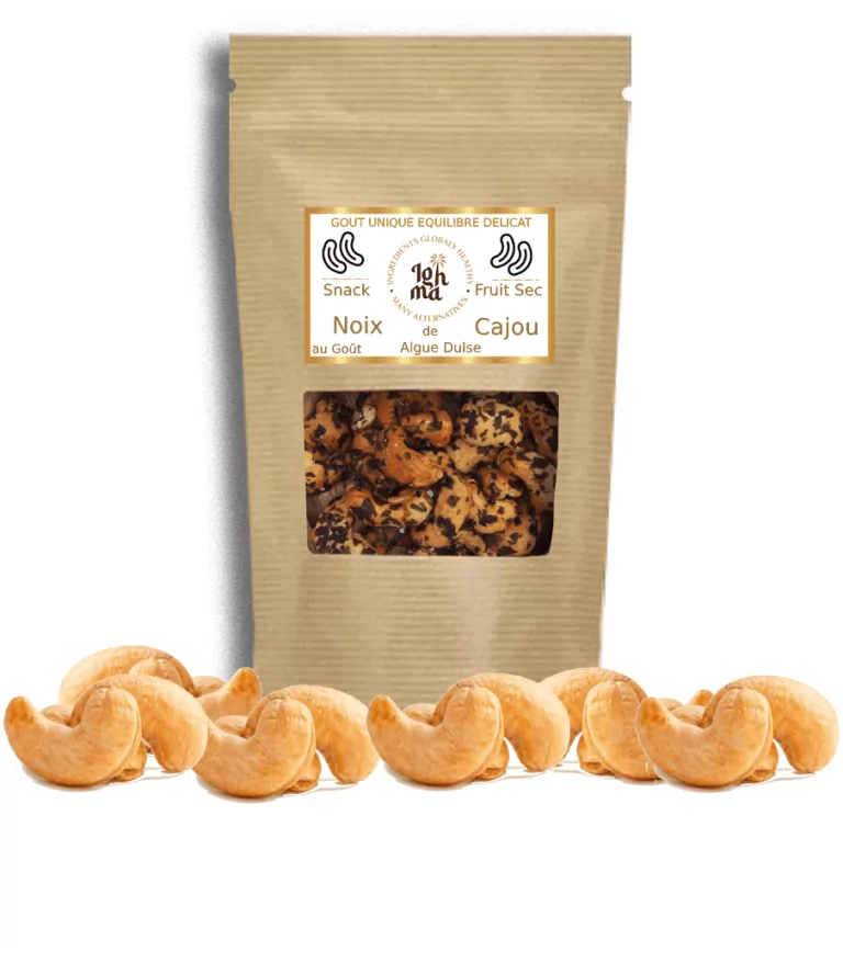 Noix de Cajou aux Algues Dulse Snack Fruit Sec Ighma