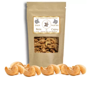 Noix de Cajou au Poivre noir de Malabar Fruit Sec Ighma