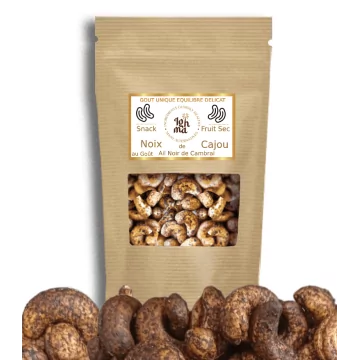 Noix de Cajou a l'Ail noir de Cambrai Fruit Sec Ighma Noix de Cajou a l'Ail noir de Cambrai Fruit Sec Ighma