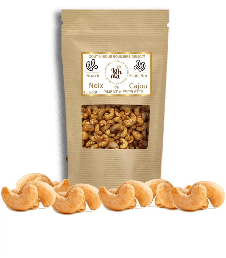 Noix de Cajou Piment d'Espelette Ighma Fruit Sec Ighma