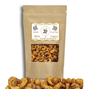 Noix de Cajou Piment d'Espelette Ighma Fruit Sec Ighma Noix de Cajou Piment d'Espelette Ighma Fruit Sec Ighma