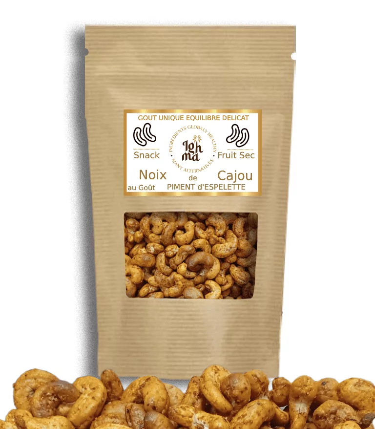 Noix de Cajou Piment d'Espelette Ighma Fruit Sec Ighma