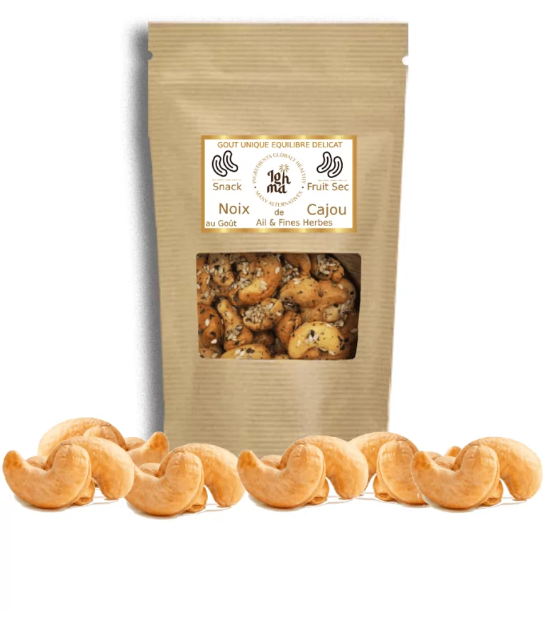Noix de Cajou Ail et Fines Herbes Fruit Sec Ighma