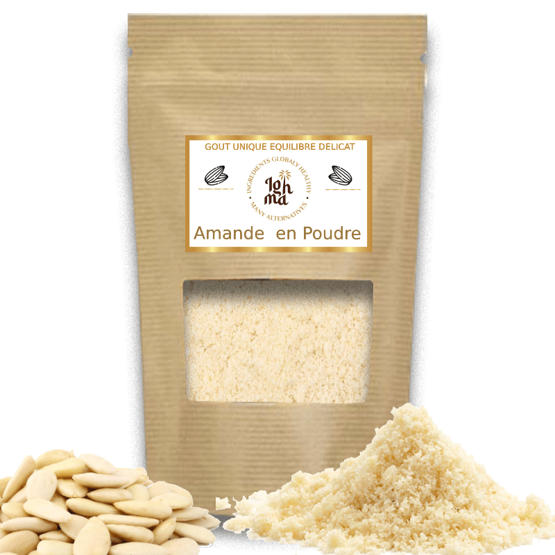 poudre amande ighma fruit sec