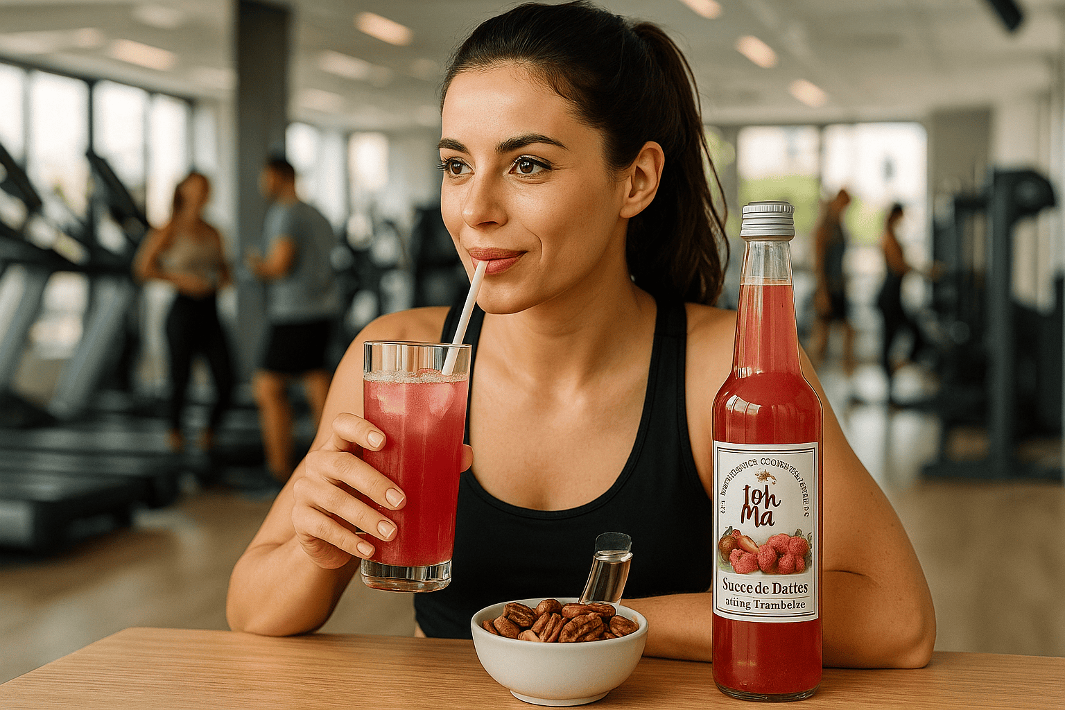 Sucre liquide de dattes pour pause bien-être et récupération sportive ighma